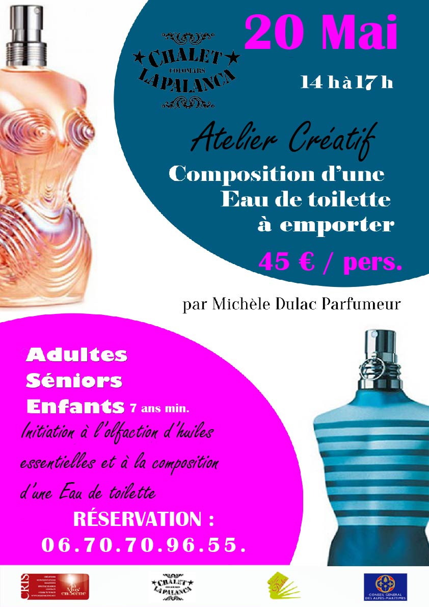 Michèle Dulac parfumeur atelier chalet palanca 20 mai 2018